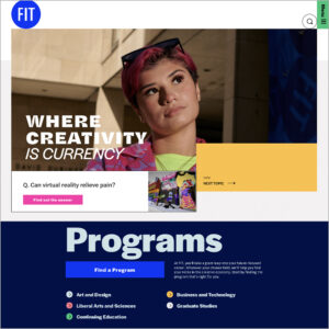 The Fashion Institute of Technology website